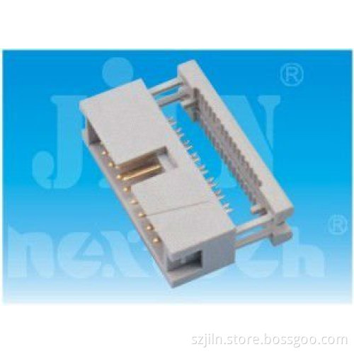 2.54mm Box Header 4 pin connector for cable type IDC type